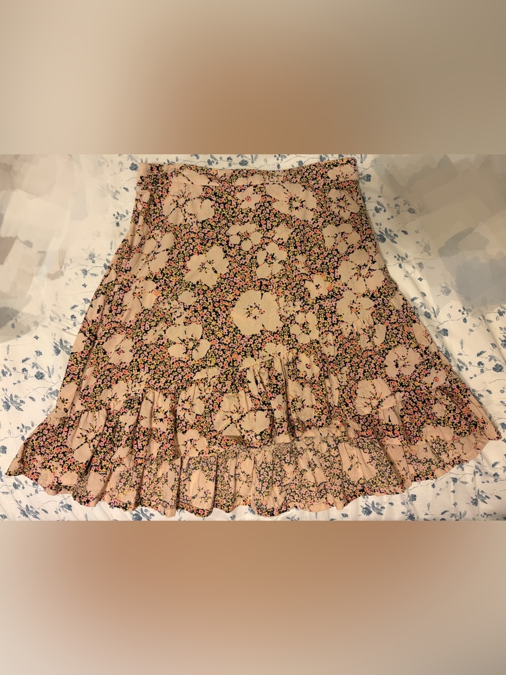 Roxy Floral Asymmetrical Skirt
